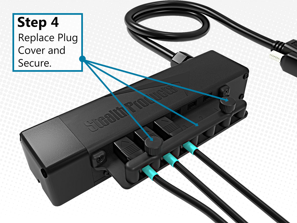 Step 4: Replace Plug Carrier Cover