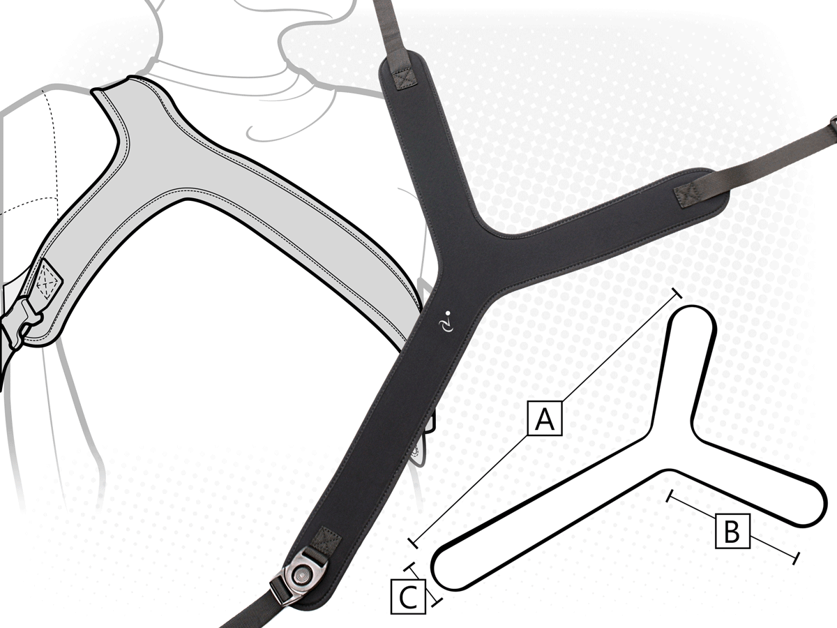 Stealth Positioning™ Straps (Chest/Backpack/H/Y Style Straps) Stealth