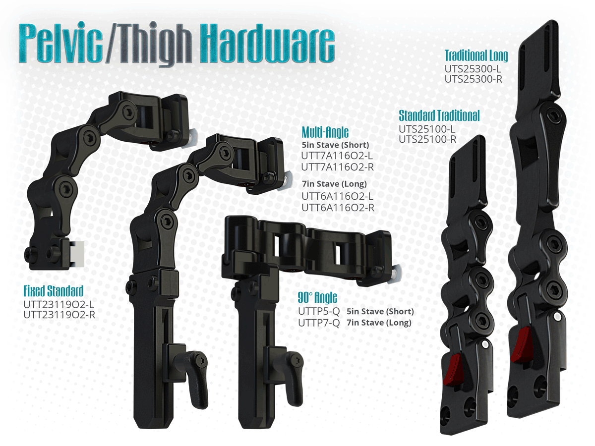 UniLink Pelvic/Thigh Hardware Options