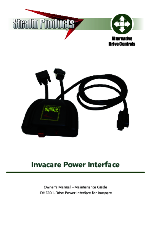 IDH520 POWER INTERFACE